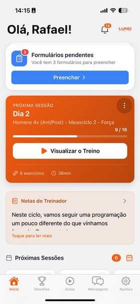 Tela Inicial